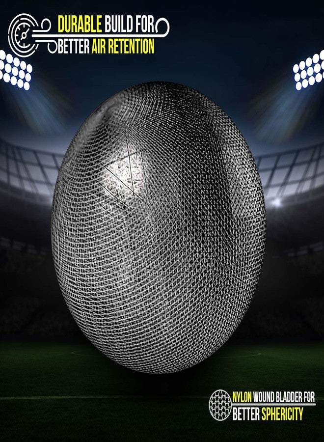 سينكو كرة قدم سينكو آيرو ملحومة حراريًا | معتمدة من الفيفا | كرة احترافية للمباريات بسطح محكم من مادة TPU مكون من 32 لوحة | مناسبة للأراضي الرطبة والعشبية والناعمة | كرة قدم مقاومة للماء | مقاس 5 - Image 5