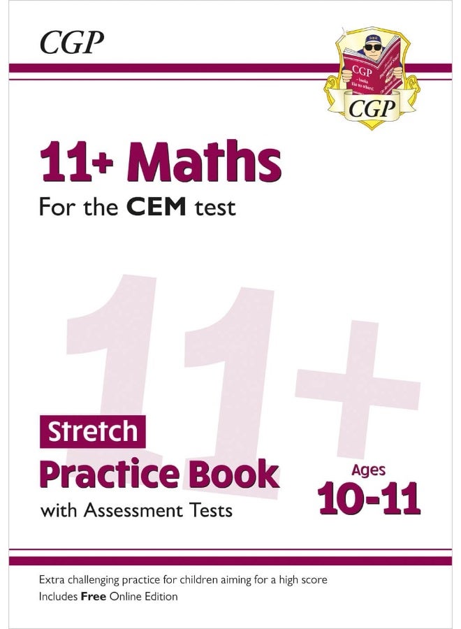 11+ CEM Maths Stretch Practice Book & Assessment Tests - Ages 10-11 (with Online Edition) - Image 1