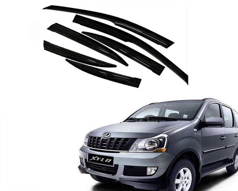 ROYALTECH Premium Non-Breakable Car Window Door Visor/Rain Guard/Wind Deflector Compatible for (Mahindra Xylo) - Image 1