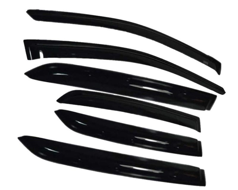 ROYALTECH Premium Non-Breakable Car Window Door Visor/Rain Guard/Wind Deflector Compatible for (Mahindra Xylo) - Image 2