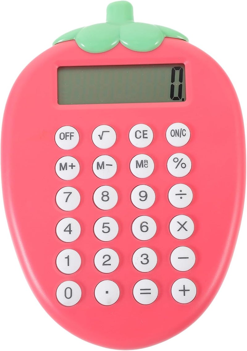Portable Solar Calculator with Four Functions Compact and Lightweight Electronic Handheld Tool for Students Office Home Use and Energy-Saving Design - Image 1