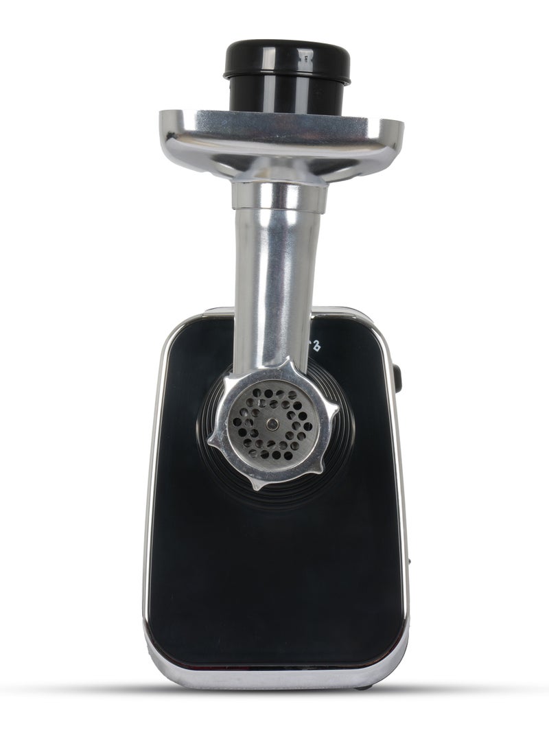 AFRA AFRA Meat Grinder, 1800w, 2kg Capacity, Aluminum Construction, Stainless Steel Cross Knife, food storage pusher, kibbeh & sausage attachment, AF-1800MGBK, 2 Year Warranty  - Image 5