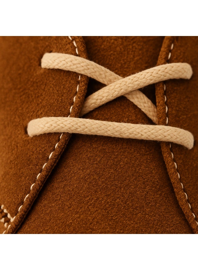 إيتاليانو حذاء رجالي من شمواه جلد طبيعى ونعل مطاطي تركي - Image 4