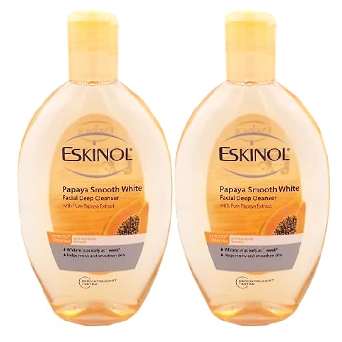 Eskinol Papaya Facial Cleanser 225 milliliter- Pack of 2 - Image 1