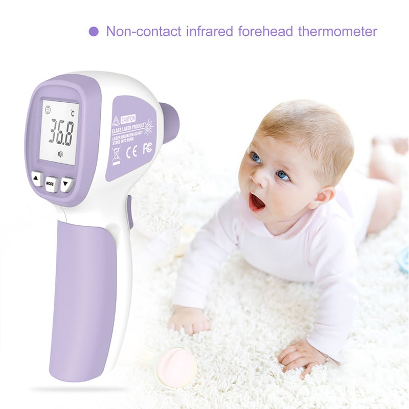 LCD Digital IR Thermometer Non-contact Infrared Forehead Thermometer Fever Thermometer Dual Mode Temperature Meter with Fever Alarm Data Storage - Image 5
