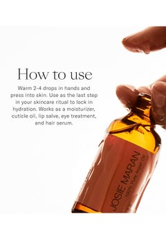 josie maran Josie Maran Pure Argan Oil - Hydrating Argan Oil for Hair, Skin & Nails - Everyday Oil Made With Vitamin E + Essential Fatty Acids for Dry Skin - Improves Elasticity & Smoothes Fine Lines (1.7 oz)  - Image 4