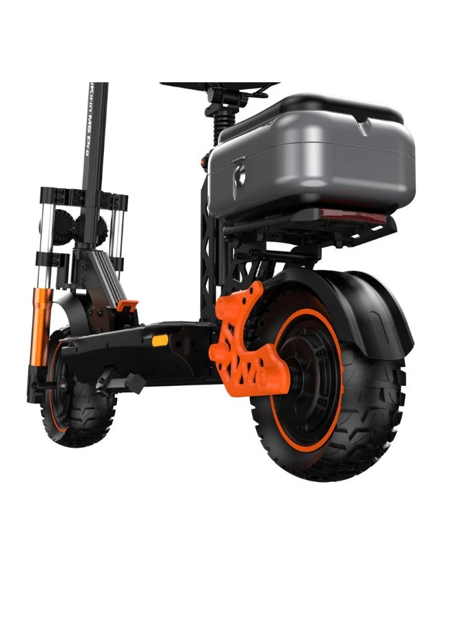 كي يو جي أو أو سكوتر كهربائي KUGOO M5 PRO للبالغين بمحرك خلفي 1000 واط بطارية ليثيوم 48 فولت 20 أمبير سرعة تصل إلى 45 كم في الساعة إطارات هوائية 11 إنش نظام تعليق أمامي وخلفي فرامل قرصية مزدوجة شاشة LCD مقعد مريح تصميم قابل للطي مدى قيادة يصل إلى 50 كم هيكل من سبائك الألمنيوم يتحمل حتى 150 كجم - Image 5