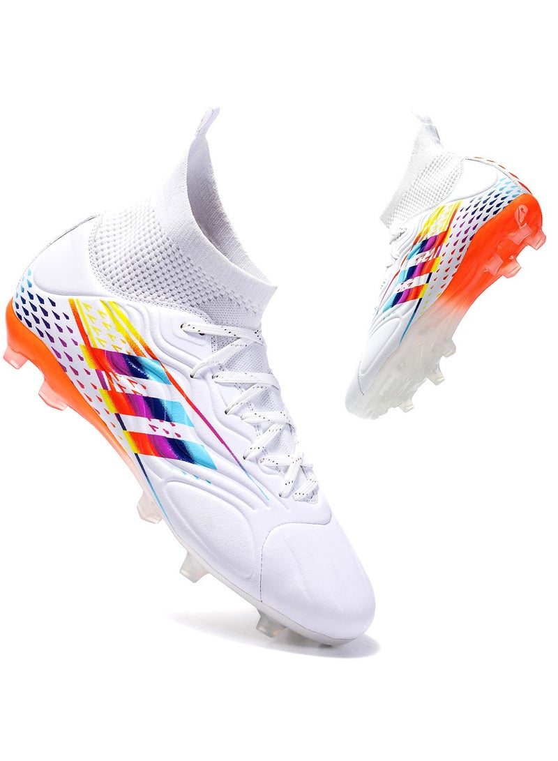 SKT Shiketro Men's Football Shoes, Suitable For Outdoor Indoor Professional Youth Boys Football Shoes, Unisex Football Shoes.  - Image 1