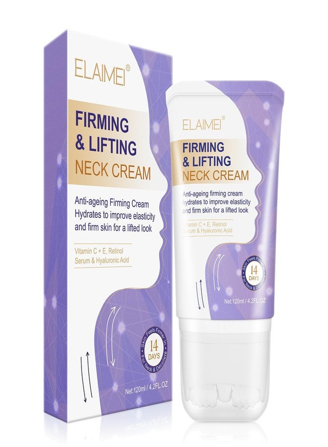 TEEROVA Neck Firming Cream, Anti-aging Tighten & Lift Neck Cream for Wrinkles Sagging Skin, Moisturizing Tightening Lifting Neck Cream with Roller - Image 1