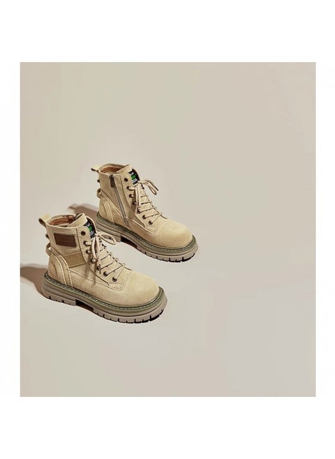 2023 Retro Platform Martin Boots Women CamelCamel Camel