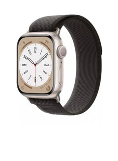 Generic The new Apple Watch strap,a wonderful attractive modern shape black with gray size 42  - Image 4