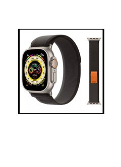 Generic The new Apple Watch strap,a wonderful attractive modern shape black with gray size 42  - Image 2