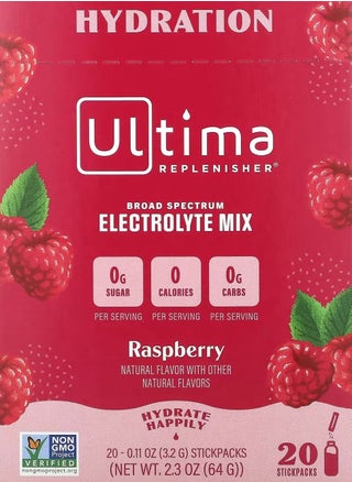 Electrolyte Drink Mix Raspberry 20 Packets 0.11 oz 3.2 g Each - pzsku/Z491E3B2A27D8B749866CZ/45/_/1693584994/0de6a412-af11-463e-983f-a65c4e135bf6