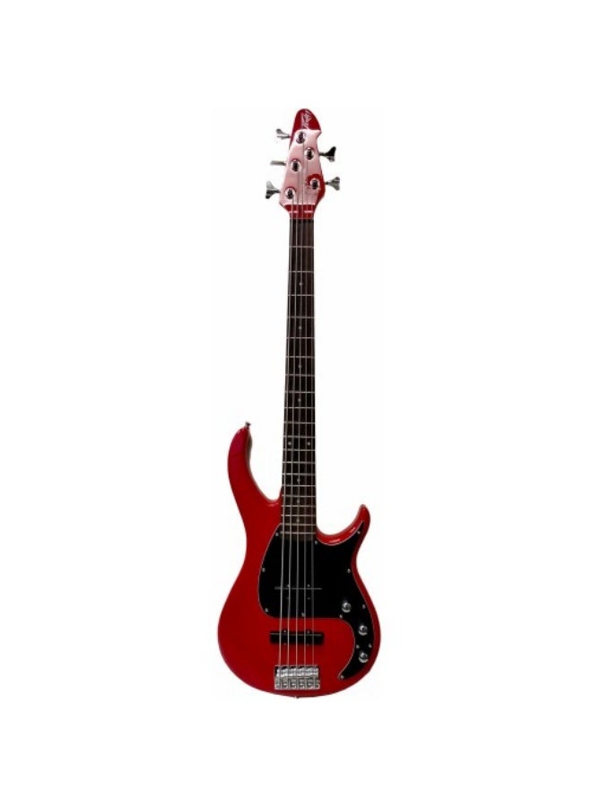 Peavey Milestone 5 Red Bass Guitar - Image 1