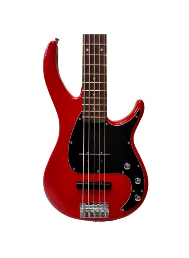 Peavey Milestone 5 Red Bass Guitar - Image 3