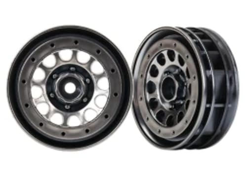 Traxxas 8173 Method 105 Beadlock Wheels 19 Black Chrome - Image 1