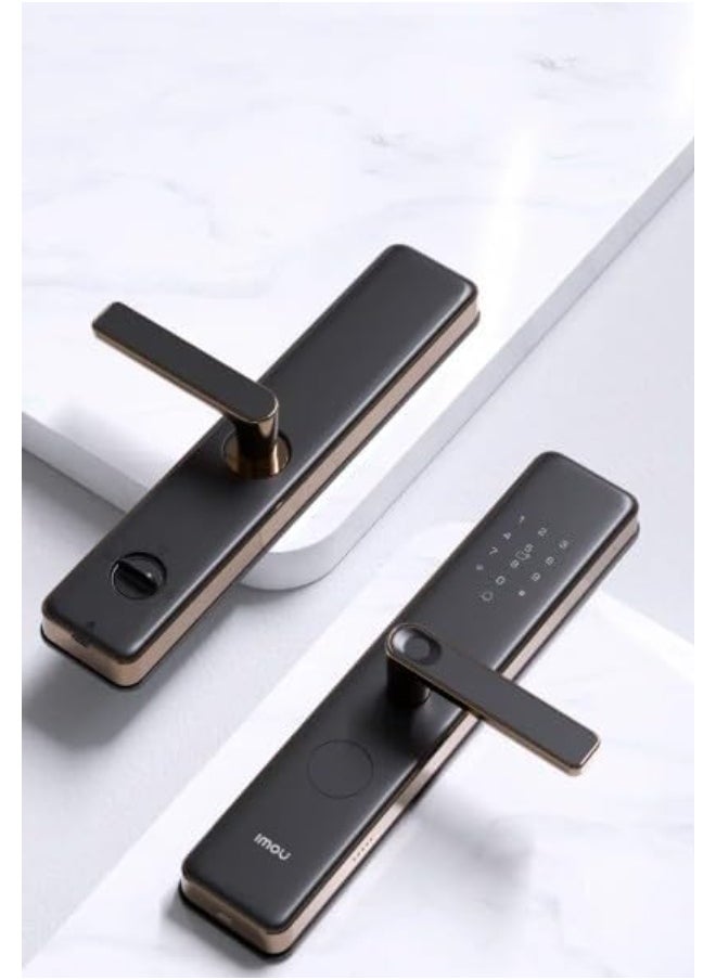 IMOU Imou K1-W Smart Door Lock – 5-in-1 Keyless Entry with Fingerprint, Passcode, App, Card & Key – Wi-Fi/Bluetooth Digital Lock for Home/Apartment – Easy Installation, Security & Convenience  - Image 2