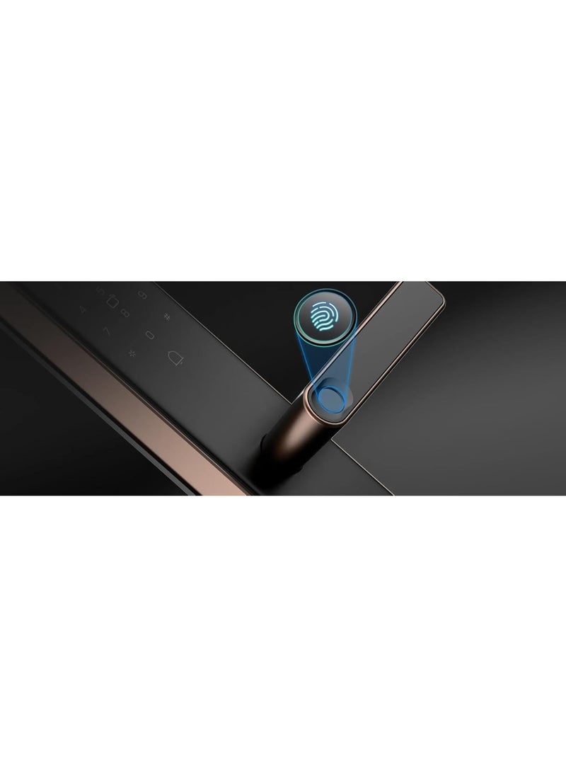 IMOU Imou K1-W Smart Door Lock – 5-in-1 Keyless Entry with Fingerprint, Passcode, App, Card & Key – Wi-Fi/Bluetooth Digital Lock for Home/Apartment – Easy Installation, Security & Convenience  - Image 3