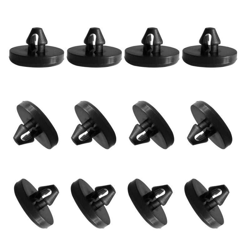 12Pack Brake Pedal Stop Pads Stopper Brake Switch Pad Automotive Clutch Pedal Stopper car truck brake pedal Brake Clutch Pedal Stopper Pad 9054106036 Black