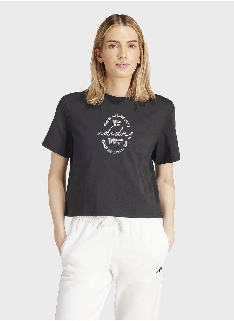 Adidas Brand Love Signature Graphic T-Shirt  - Image 1