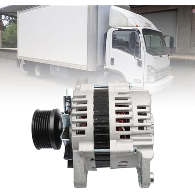 Priprilod Alternator fit for Isuzu NPR 3.0/5.2L 2007-2010 fit for Isuzu NPR-HD 5.2L 2008-2020 fit for Isuzu NQR NRR 5.2L 2008-2015 for Chevy W3500/4500/5500 2007-2010 110A 12V LR1110-733 8980750250 LR1110-733C - Image 1