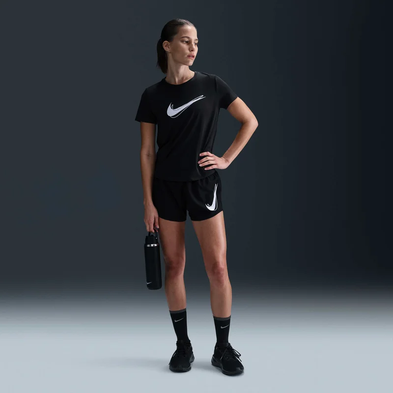 Nike Black Women's One Swoosh Dri-FIT Running Top for Women | Best Price UAE