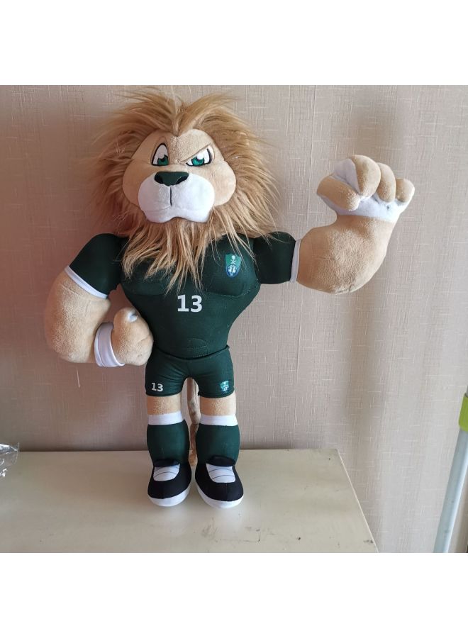 Team Auspicious Cartoon Lion Doll Tournament Souvenirs Export Plush Toy Manufacturers To Map Custom-Color:Lion  - Image 1