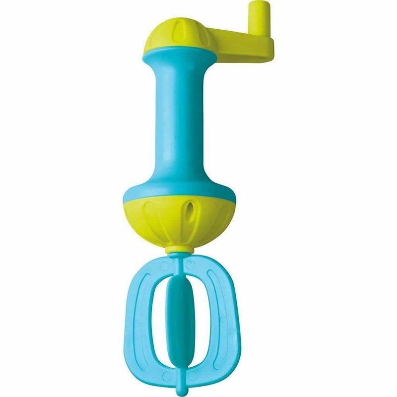 HABA Toddler Bath Toys: Bubble Bath Kids Whisk - for Kids' Sensory Play, Motor Skills, and Bath Time Fun, Blue - Image 1