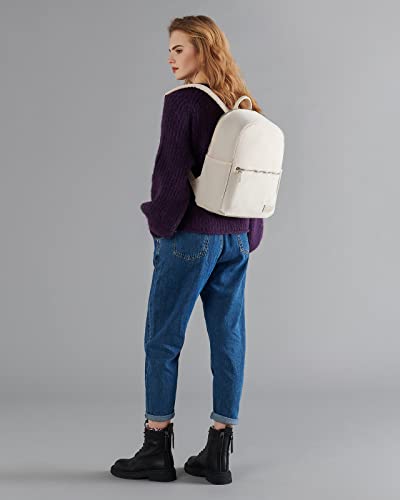 HotStyle 288s Chic Teacher Backpack, Compact & Stylish Daypack Purse for Women, Beige White - Image 2