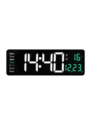Digital Wall Clock Large Display, 16.2 Inch Large Wall Clocks, Modern LED Digital Clock with Remote Control for Living Room Decor - pzsku/Z491EA50CEBFF860924A4Z/45/_/1700722018/fc1e15fb-1f8f-4e03-9265-f9256355207c