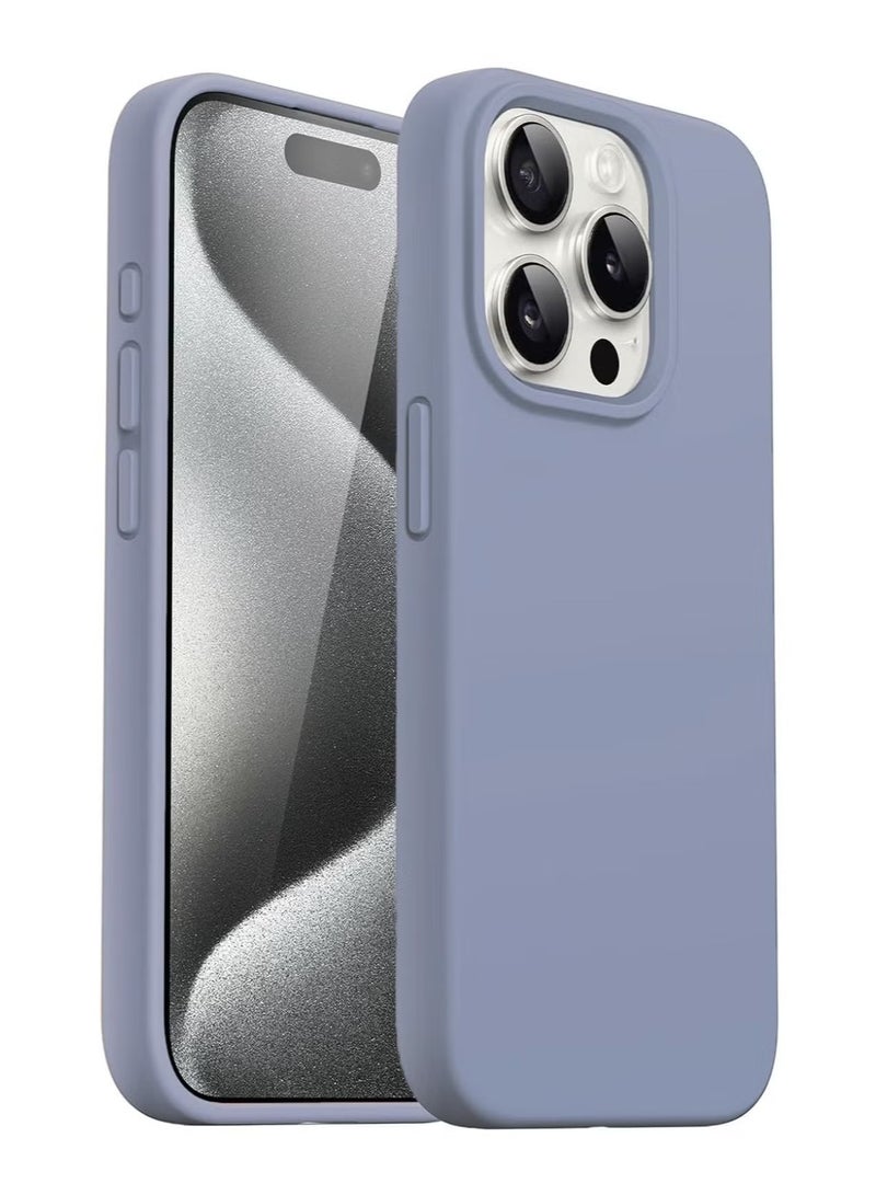 iPhone 16 Pro Case Cover Liquid Silicone Silky-Soft Touch Full-Body Protective Case with Microfiber Lining Cover For iPhone 16 Pro 6.3-inch - Image 1