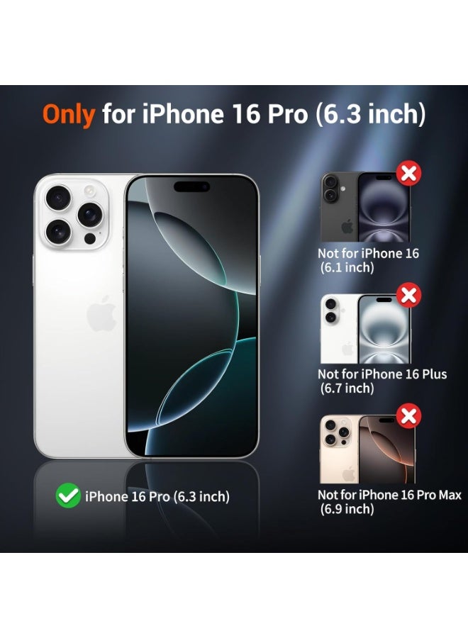 iPhone 16 Pro Case Cover Liquid Silicone Silky-Soft Touch Full-Body Protective Case with Microfiber Lining Cover For iPhone 16 Pro 6.3-inch - Image 2