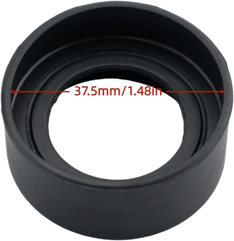 DGHAOP 2PCS Rubber Eyepiece Cover Suitable for 36-38mm External Diameter Stereo Microscope Telescope - Image 3