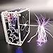 Yoqanr Bluetooth Music Tesla Coil 10 Cm Solid State Touchable Artificial Lightning Arc Plasma Loudspeaker Desktop Toy Electric Power Wireless Transmission Science Teaching Experiment Model - Image 4