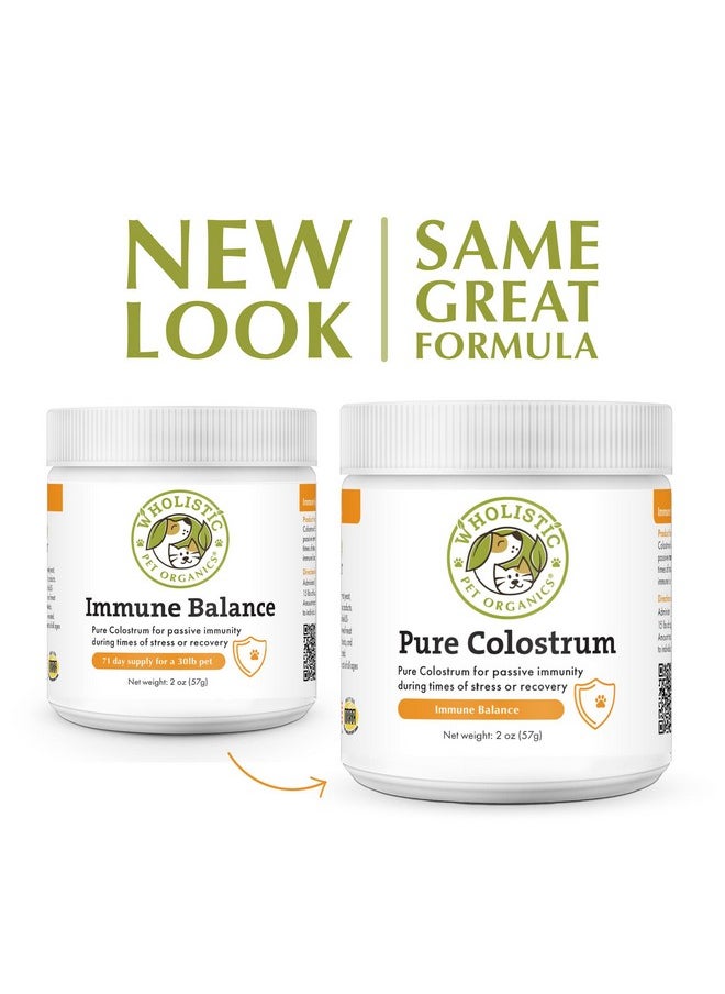 Wholistic Pet Organics : Bovine Colostrum For Dogs And Cats  1 Oz  Organic Dog Immune Support Supplement For Allergy And Itch Relief  Colostrum Powder For Pets  Allergy Medication For Cats & Dogs  - Image 2