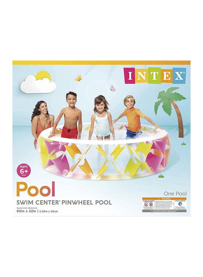 INTEX Swim Center Pinwheel Pool 229x56cm - Image 3