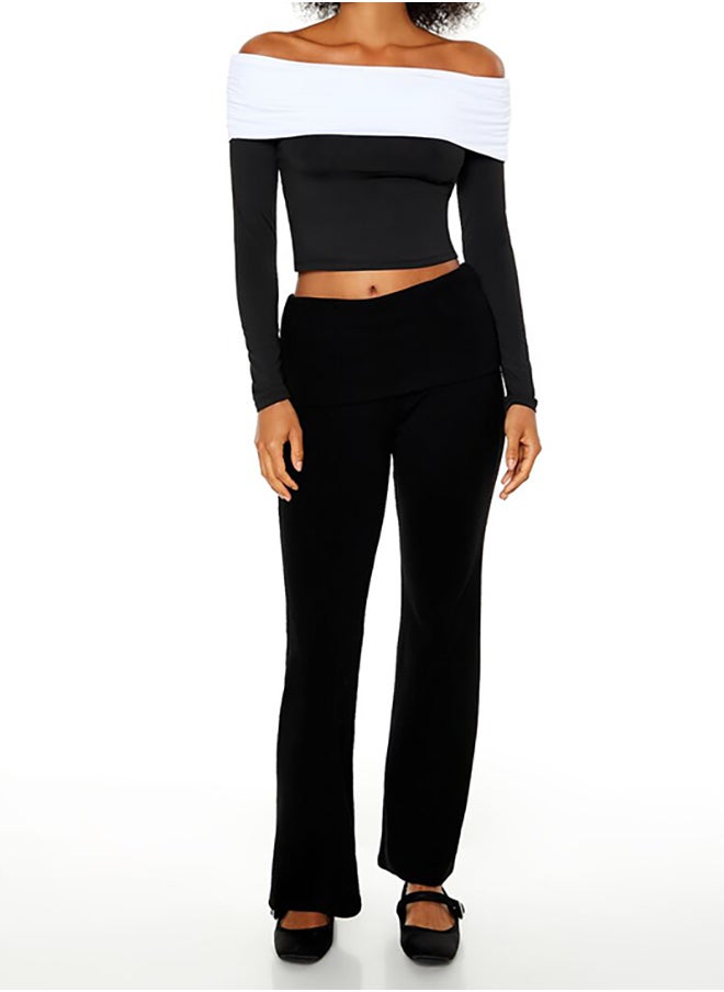 FOREVER 21 Colorblock Off-the-Shoulder Top  - Image 4
