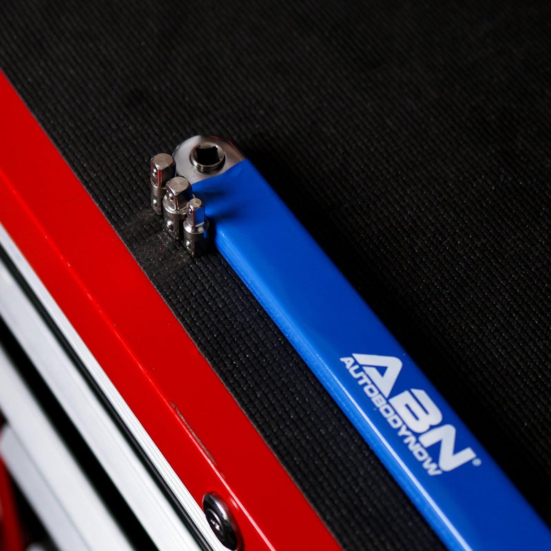 ABN Extension Wrench, 15in - 3/8in Adapter SAE Non-Swivel Leveraging Ratchet, Socket Wrench Tool with 3 Adapters - Image 5