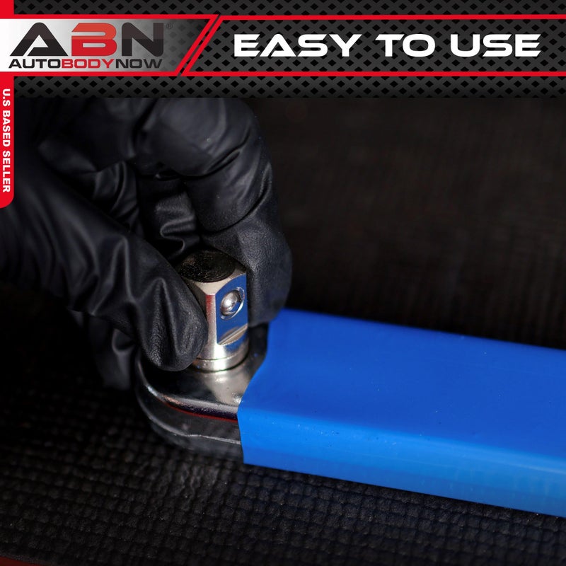 ABN Extension Wrench, 15in - 3/8in Adapter SAE Non-Swivel Leveraging Ratchet, Socket Wrench Tool with 3 Adapters - Image 4