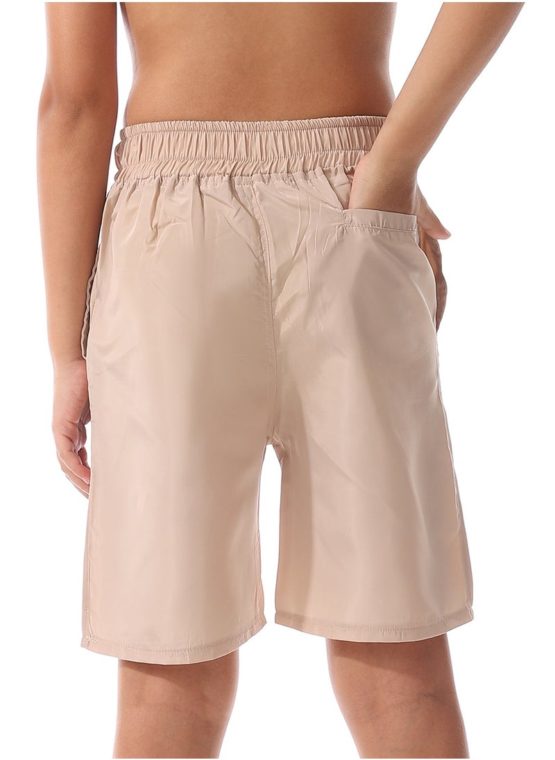 Caesar - Printed Boys Swim Short - Image 1