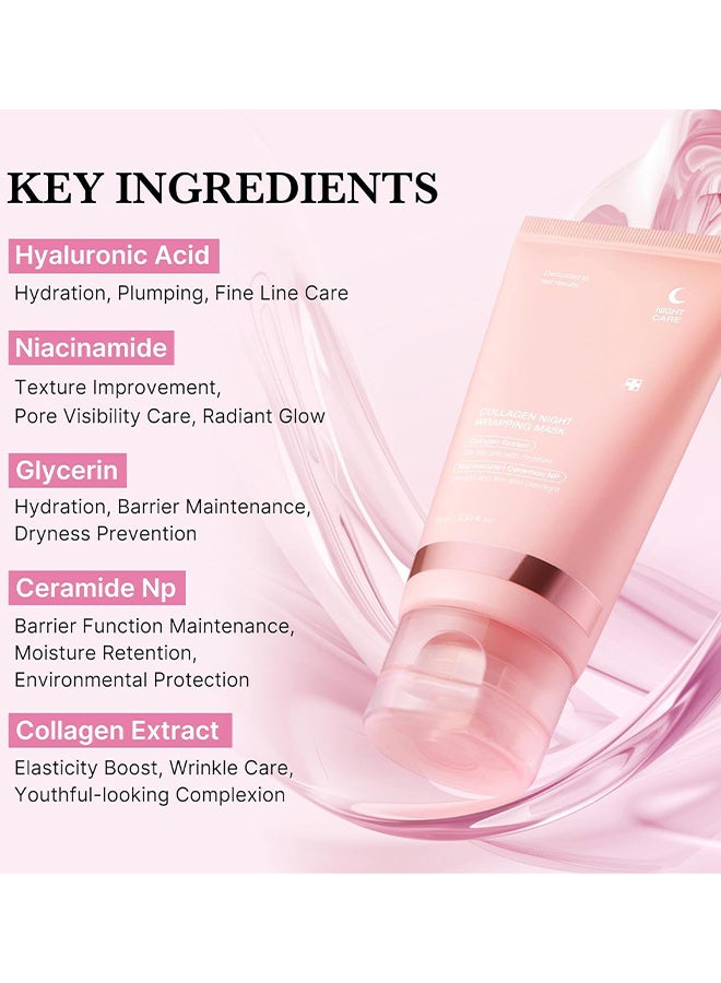 MEDIPEEL Collagen Night Wrapping Mask 75ml  - Image 2
