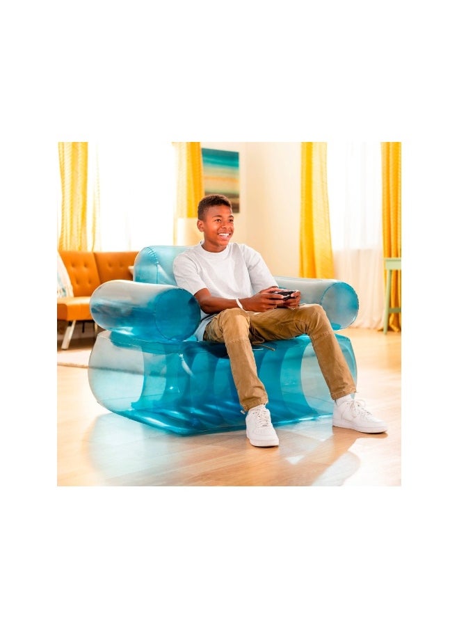 INTEX - Transparent Blue Inflatable Chair from Intex - Image 1