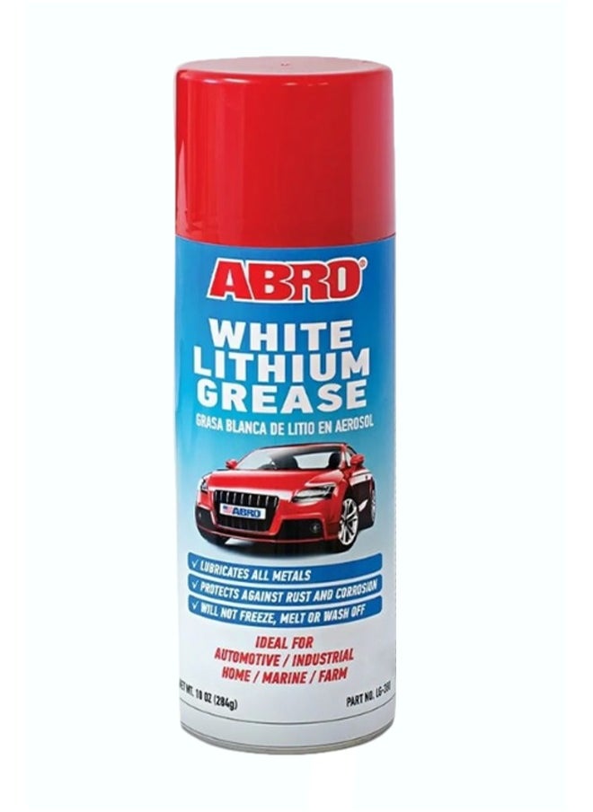 Abro - ABRO White Lithium Grease Spray 284g - Image 1