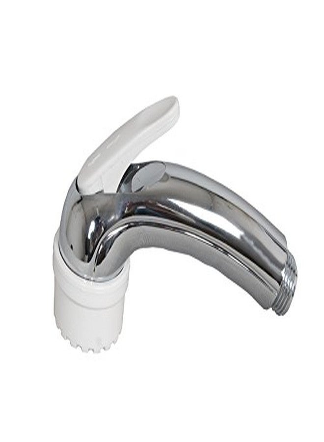 SHRUTI Health Faucet ABS with Rubbit Cleaning System,(Pack of 2) with 1.5 mtr Long PVC Flexible Tube and ABS Wall Hook (Chrome) (1175 1166) - Image 5