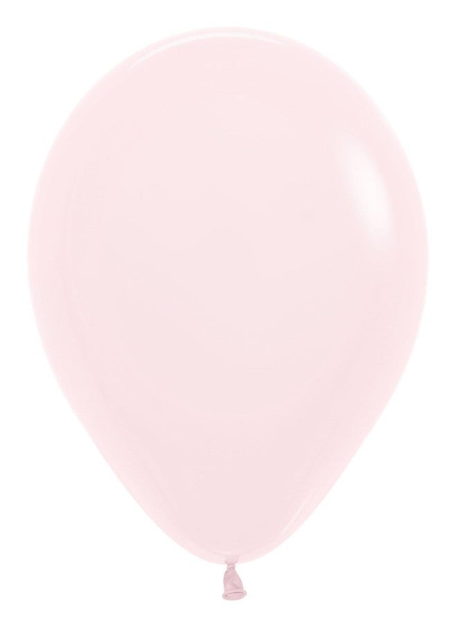 SEMPERTEX 05" Pastel Matte Pink Sempertex Balloons Pastel (50 Count) - Image 1