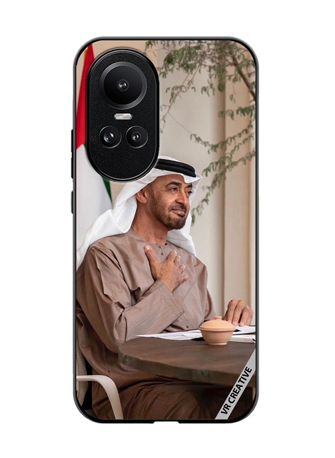 VR CREATIVE Protective Case Cover For Oppo Reno 10 Pro Sheikh Mohamed Bin Zayed Al Nahyan Design Multicolour - Image 1