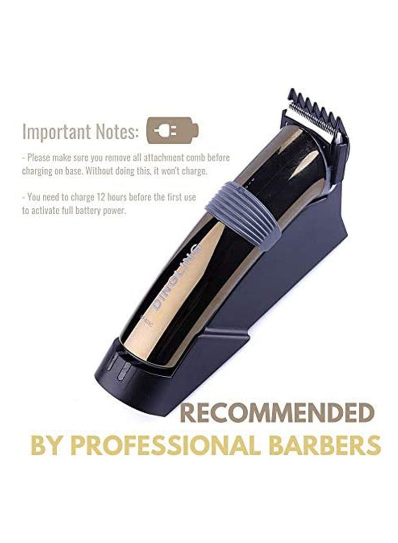 DINGLING Electro Plating Hair Trimmer Kit Gold/Black - Image 2