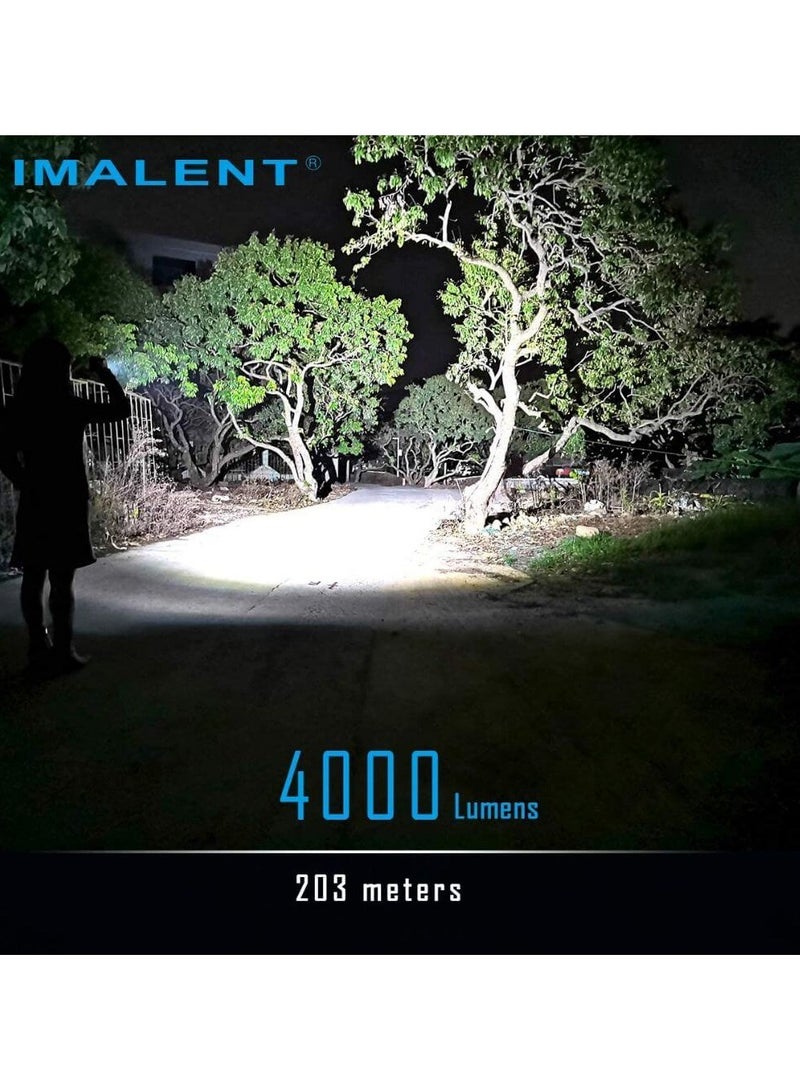 إيمالينت مصباح يدوي Imalent LD70 LED 4000 لومن، شاشة OLED، مقاوم للماء IPX8 - Image 4