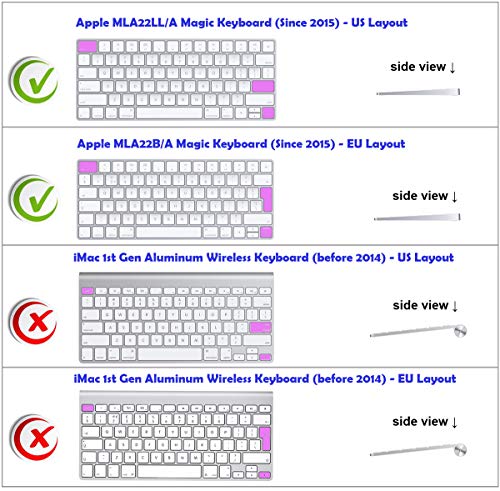 XSKN Illustrator Shortcut Silicone Keyboard Cover Skin for Apple 2015 Released Magic Keyboard A1644 MLA22LL/A MLA22B/A (Not fit for Other Models) - Image 2