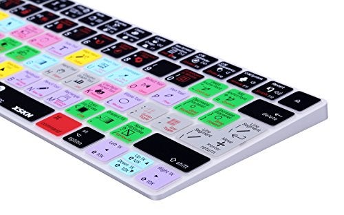 XSKN Illustrator Shortcut Silicone Keyboard Cover Skin for Apple 2015 Released Magic Keyboard A1644 MLA22LL/A MLA22B/A (Not fit for Other Models) - Image 4